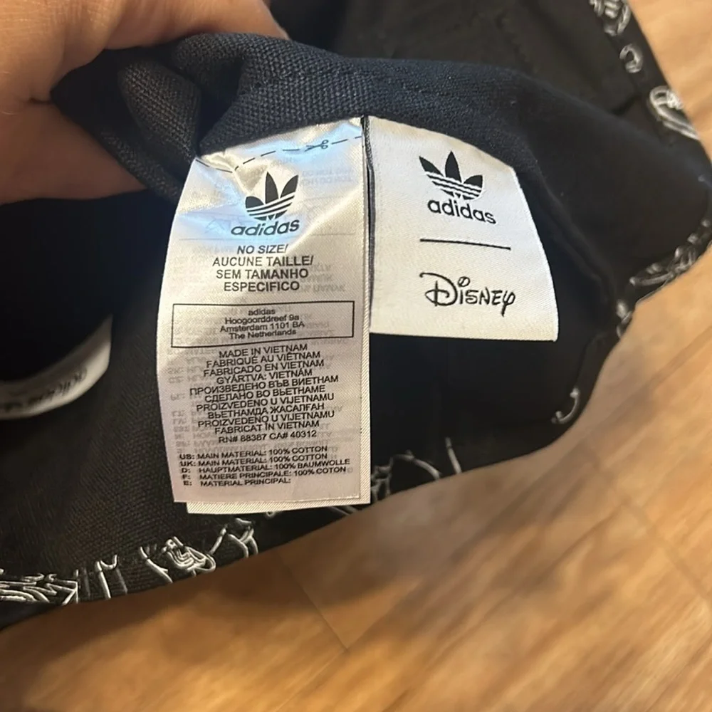 adidas disney goofy Characters Art New black Fabric Reusable shopper tote bag